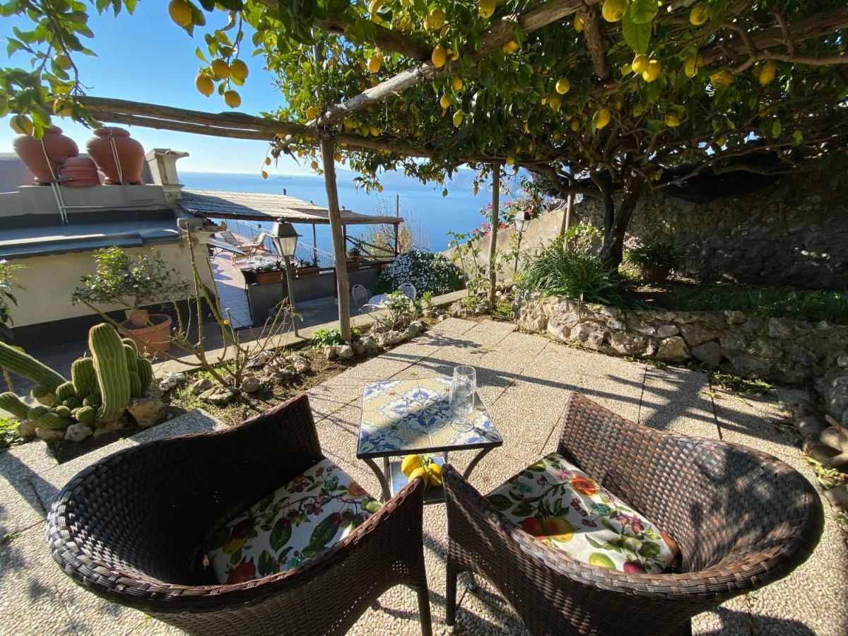 Giardino Eden Villa Praiano Buitenkant foto